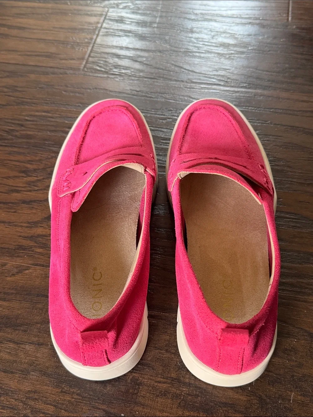 Vionic Magenta Pink 🩷 Suede Penny Loafers - Picture 4 of 13